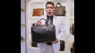 LUXIO Signature Series | The Ultimate Leather Executive Bag for Professionals