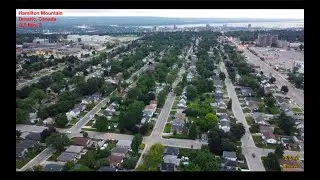 Hamilton Mountain Ontario, Canada Aerial View #DJI Mini 2