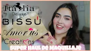 Super Haul De Maquillaje Económico| Bissú, Italia Deluxe, Amor Us, Beauty Creations etc. ✨