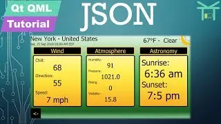 Qt QML Tutorial 6 - JSON