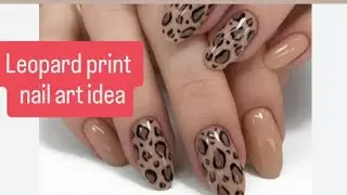 Easy leopard print nail art ideas #trending #nails #diy #nailart #tutorial #viralvideo #youtube #