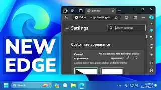 Новый пользовательский интерфейс Microsoft Edge в основном выпуске Windows 11 (как включить)