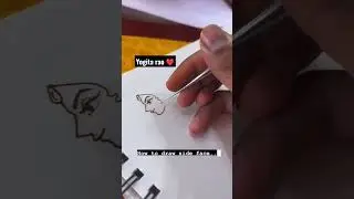 how to draw side face of bride 🥰#mehandi #shorts #youtubeshorts #shortsvideo #brideface