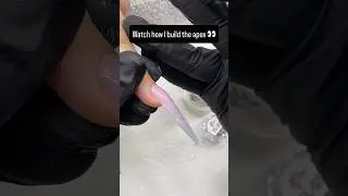 Watch how I build the apex #nails #acrylicnails #nailart