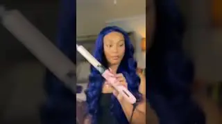Blue Link in Bio! Hair Transformation #bluewig #wiginstall