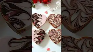 How to make Heart chocolate soap!#shorts    #soapmaking