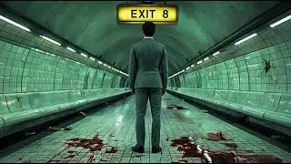 The Exit 8 (2025) Movie Explained in Hindi / Urdu | Exit 8 Endless Tunnel Story Summarized हिन्दी
