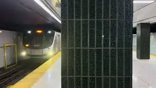 TTC Bombardier TR 5541 Arriving & Departing St Andrew Station