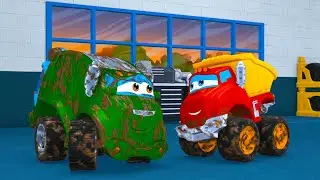 Dirty Big Trucks | Car Cartoons for Kids | The Adventures of Chuck & Friends