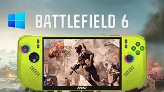 Battlefield 6 on MSI Claw A8 | FSR vs XeSS Benchmarks (800p/1080p/ 1200p | 17W & 30W | Z2E) Tests!