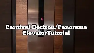 Carnival Cruise ship elevator tutorial