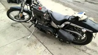 Harley softail BDL open belt