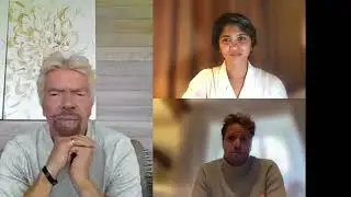 Sam Branson, Richard Branson & Farwiza: Imparting wisdom & love of nature on their children.