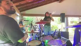 Douglas batera | Drum cam | ziriguidum | Mel Mendes e banda