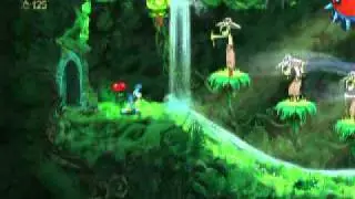 Rayman Origins: Playthrough Jiberish Jugle Go with the flow