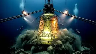 Salvaging and Polishing a Giant 10-Ton Golden Bell from the Ocean Floor