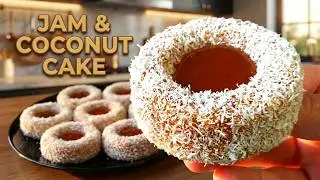 ستندمون اذا لم تجربوا هذه الوصفة👌حلوي المربي و جوز الهند لذيذة جدا و طرية❤ gâteaux à la confiture