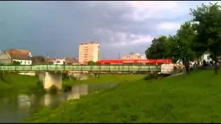 430 tons weight crossing old bridge