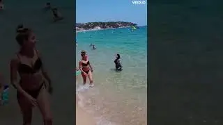 🇪🇸Costa Brava SPAIN Beach Walk - August 2022