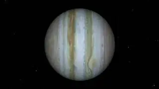 Visualization of the surface of Jupiter (art rendering)