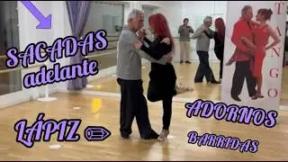 Танго: 🟣SACADAS🟣BARRIDAS🟣ADORNOS🟣 L&Aacute;PIZ🟣