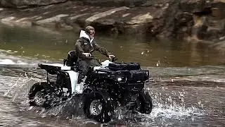 1:6 scale custom atv rc crawler waterproof test in valley (feat.능강계곡)