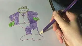 Drawing and Colouring Baron Silias Von Greenback