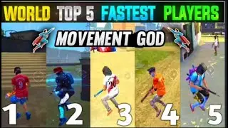 Top 5 Fastest Player in Free Fire I World Fastest Players Free Fire ~ Garena Free Fire