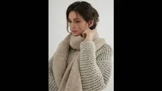 Bundle Pattern - Zoe sweater and Feather scarf By Through The Stitch