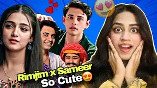 Reaction on Rimjim and Sameer Cutest Moments 😍 | Rimjim | Anam  Reacts 💕