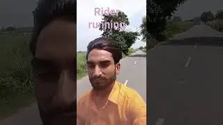 rider running