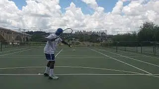 SELF FEED DRILL 🎾#tennis #coacheric #tenniswitheric #ectacademy #fitwithcoache #selffeeding