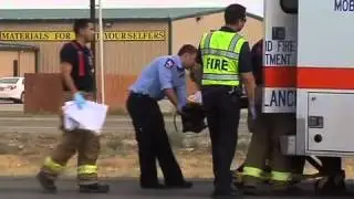 Woman Crashes Into Police Vehicle