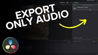 DaVinci Resolve: How to Export Audio Only (Full Tutorial)