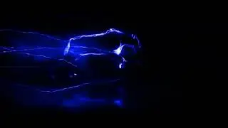 Blue running  panther intro