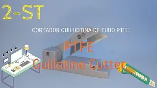 Cortador de guilhotina de tubo PTFE - PTFE tube guillotine cutter
