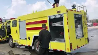 Fire truck testing- xiagong chusheng (hubei） special purpose vehicle co.,limited