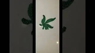 Crochet tomato leaves