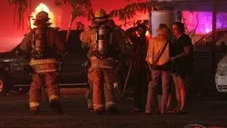 Crews battle early morning structure fire in Seminole
