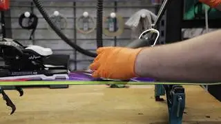 R&eacute;paration du Topsheet d'un Ski/Snowboard
