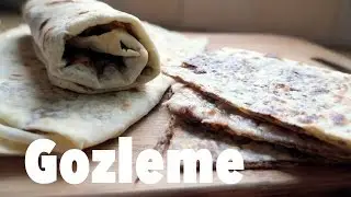 Turkish Flat Bread Filled with Spicy Ground Beef Gözleme Turkish Food