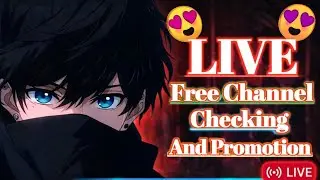जल्दी आओ🤩| Live channel promotion free | Live channel checking | Live Promotion |