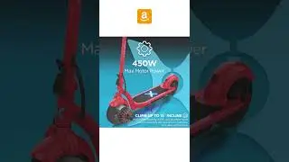 Hover-1 Alpha Electric Scooter | 18MPH, 12M Range|#shorts #tech #techgadgets #amazongadgets