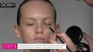 How to get the Perfect Brows with GOSH Cosmetics and www.redsquare.co.za