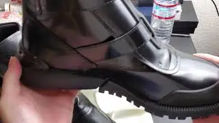 Christian DIOR Black Calf Skin Boots
