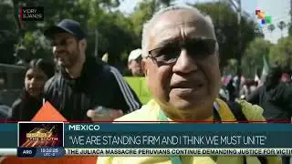 Mexico | Protesters reject US intervention in Venezuela and its threats against Mexico