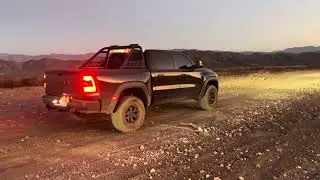 Ram TRX launch control in dirt