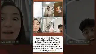 Salting zahra bilang i Love you ke Eby #zahrada7 #ebyriztada5 #zahby #zarbil #live #fyp #armel