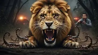Lion Attacked by Scorpions in Jungle | Emotional Rescue Story