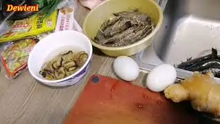 bubur udang || menu harian